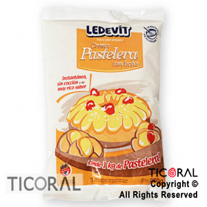 CREMA PASTELERA EXTRA X 250GR LEDEVIT x 12